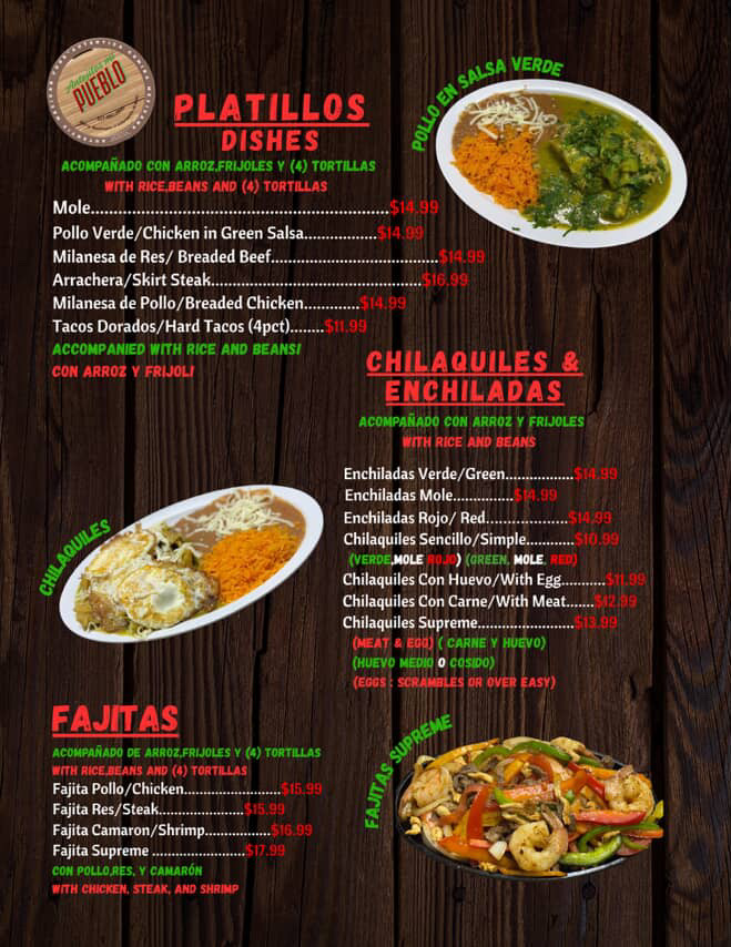 Antojitos Mi Pueblo Menu - Image 4